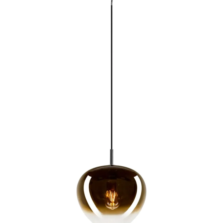 SLV Pantilo Convex pendel, krom/guld, Ø29 cm