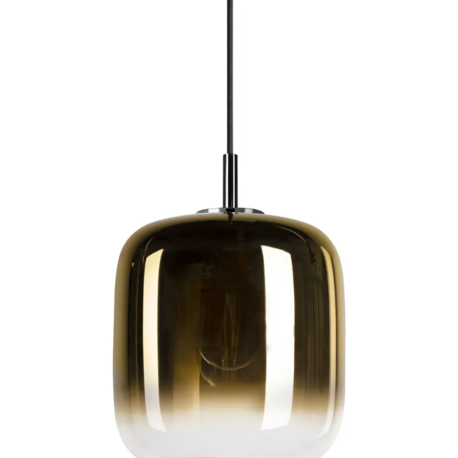 SLV Pantilo pendel, guld/krom, Ø20 cm