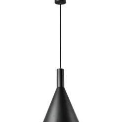 SLV Phelia pendel, sort/guld, H42 cm