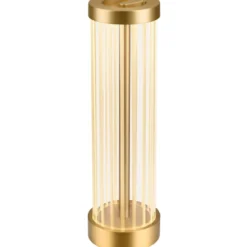 SLV Quimera bordlampe, børstet messing