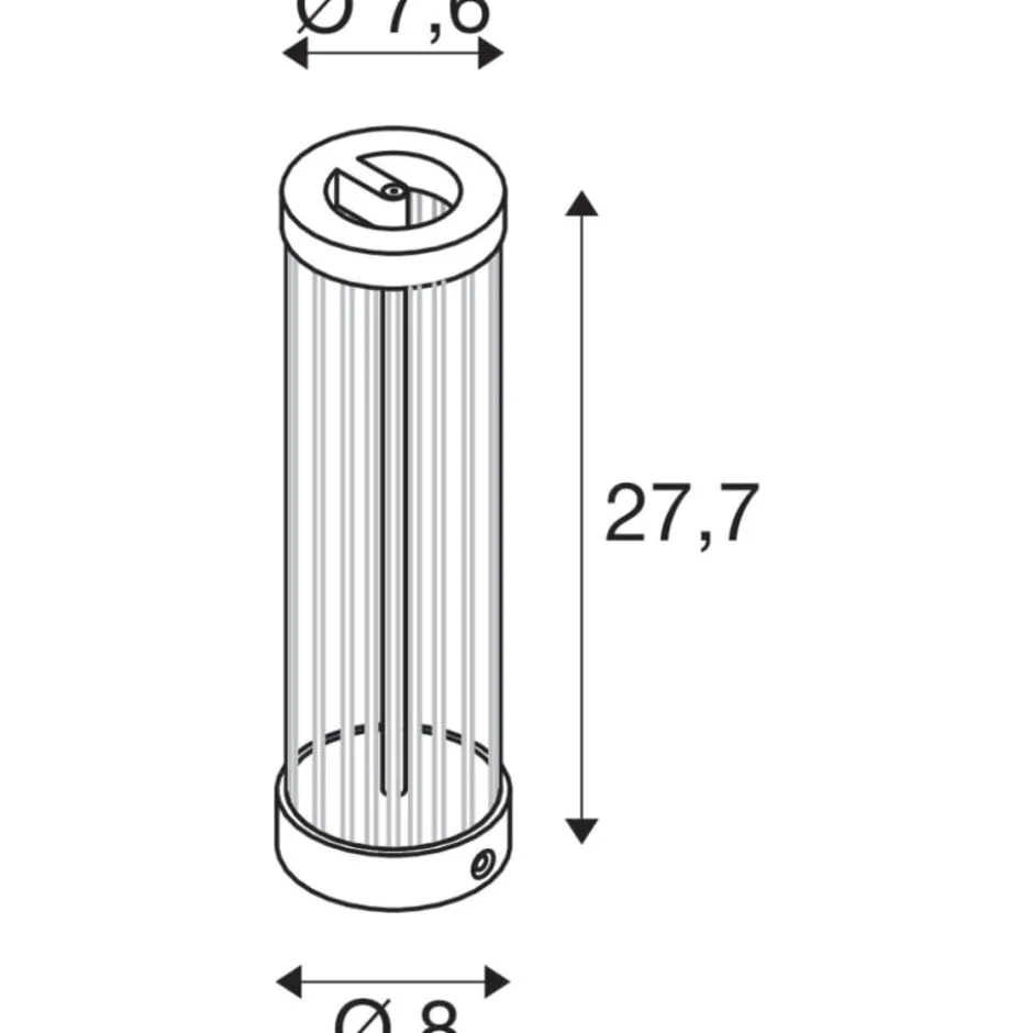SLV Quimera bordlampe, kobber