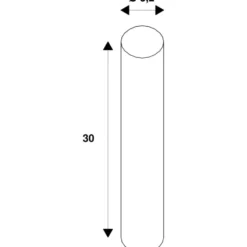 SLV Soft Tube E27 rørpære, 1900K, 8W