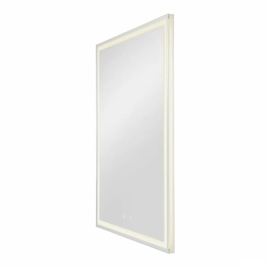 SLV Trukko spejl med lys, 80x60 cm