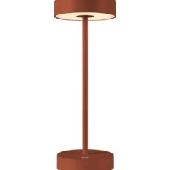 SLV Vinolina genopladelig bordlampe, rustfarvet