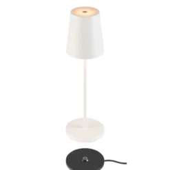 SLV Vinolina Two genopladelig bordlampe, hvid