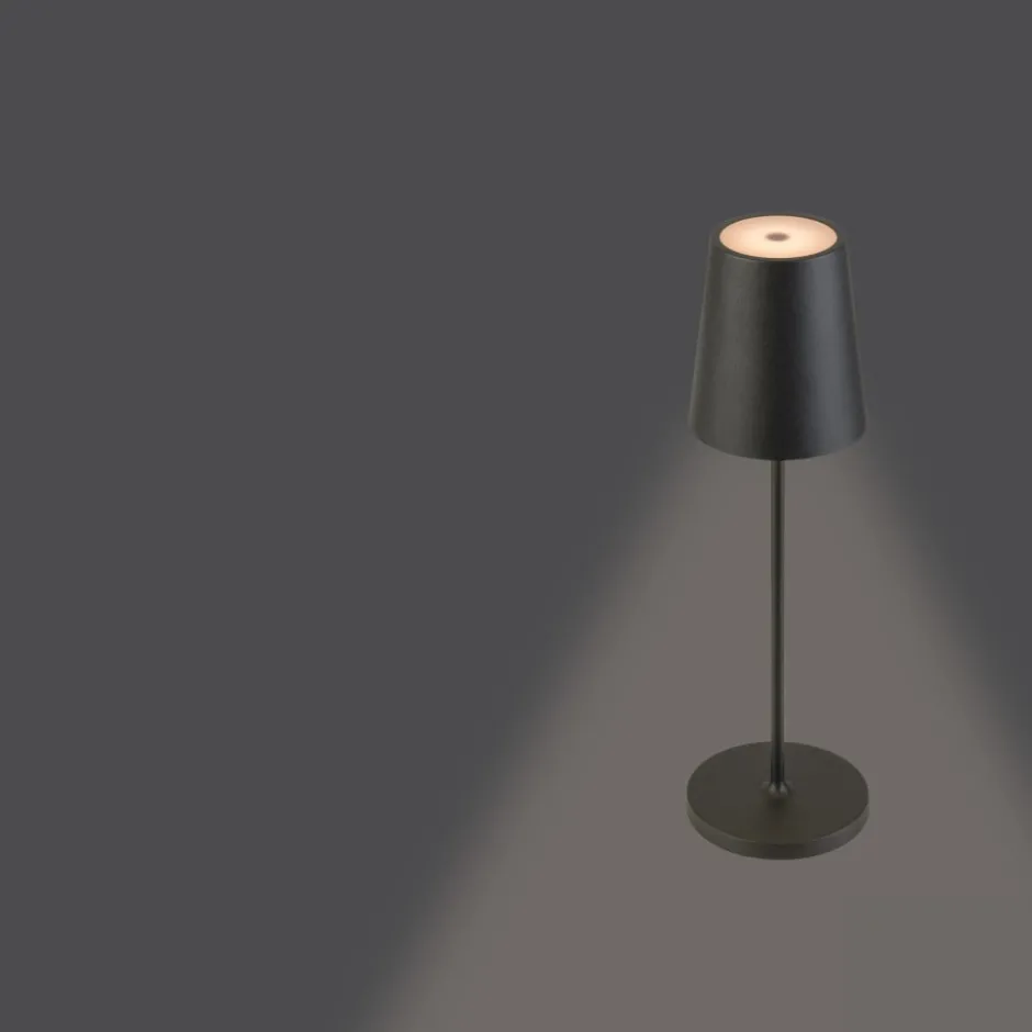 SLV Vinolina Two genopladelig bordlampe, sort