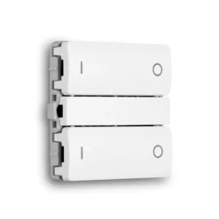 Smartkontakten Zigbee batteritryk til LK Fuga, tænd/sluk tangenter, hvid