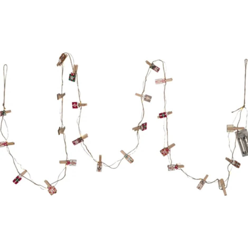 Star Trading Clippy lyskæde til pakkekalender gaver