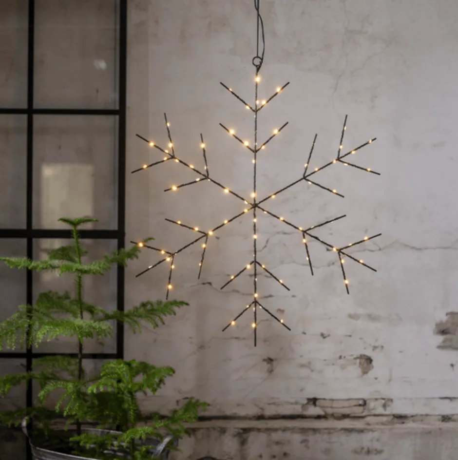 Star Trading Niva snefnug med lys, Ø56 cm