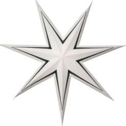 Star Trading Stripe papirstjerne, grøn, 80 cm