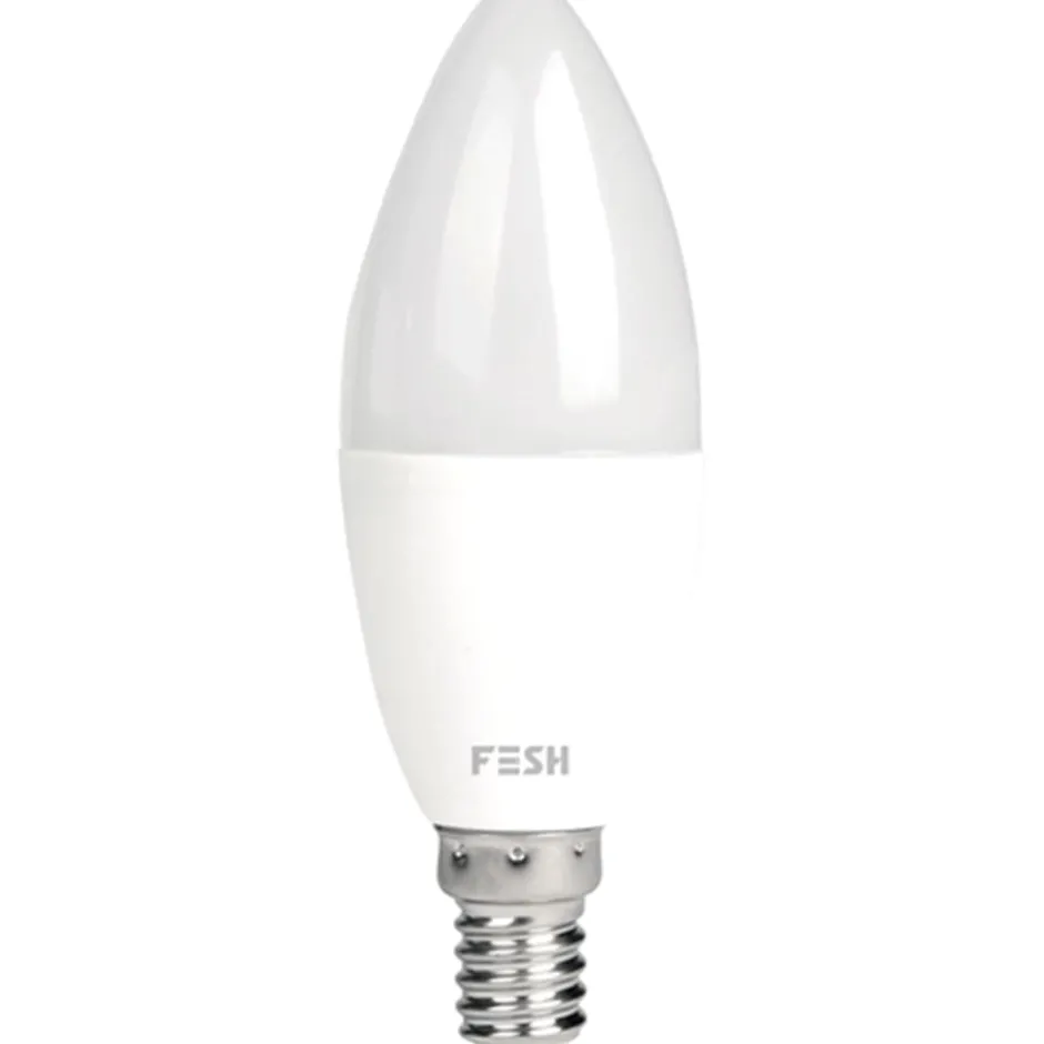 6 stk Fesh Smart E14 kertepære, 2700-6500K, 5W