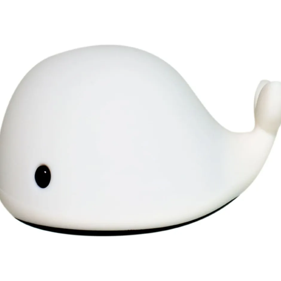 3 stk Filibabba Hvalen Christian børnelampe, 14 cm