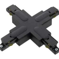 5 stk Global 1F X-stykke, sort
