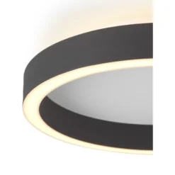 2 stk Halo Design Backlight String plafond, sort, Ø30 cm