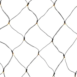 12 stk Konstsmide udendørs lysnet, batteri, 80 varm hvide lys, 160 x 80 cm
