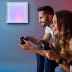 3 stk Ledvance Smart+ Wifi Planon Magic plafond, farveskift + hvid, 45x45 cm