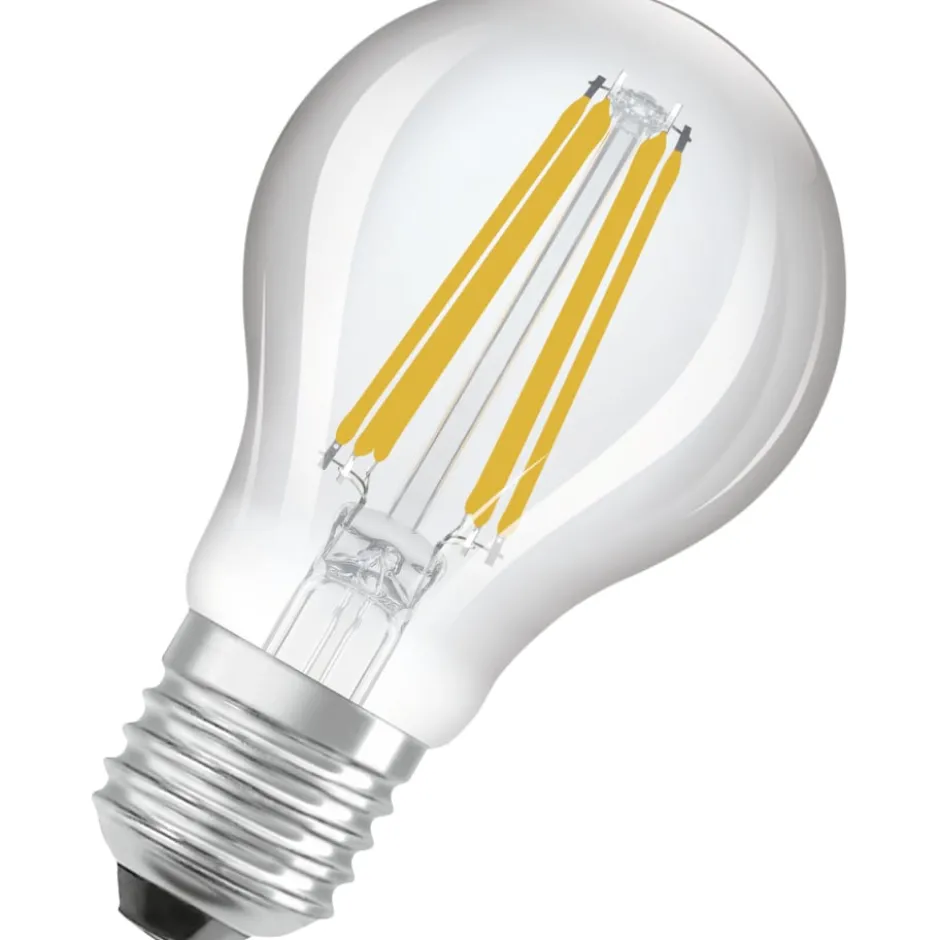6 stk Ledvance Ultra Efficient E27 standardpære, 3000K, 7,2W
