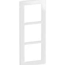 10 stk LK Fuga Pure 66 designramme, 3 modul, hvid