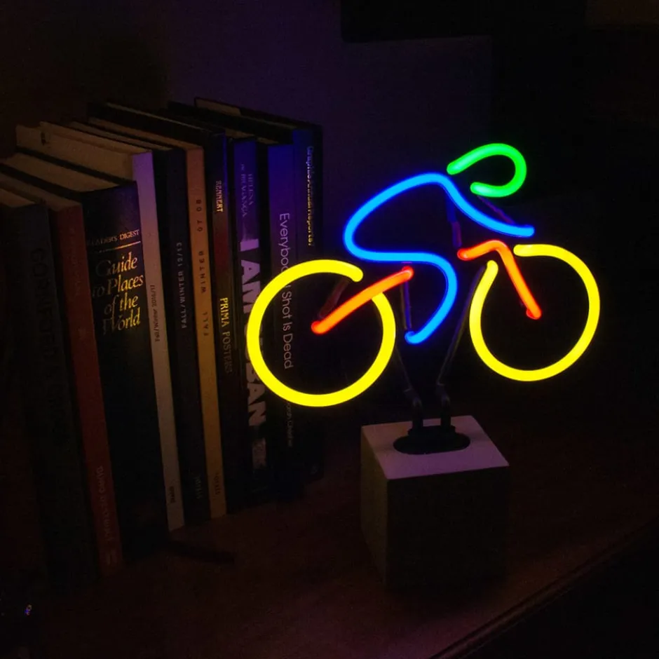 4 stk Locomocean Cykel neonskilt