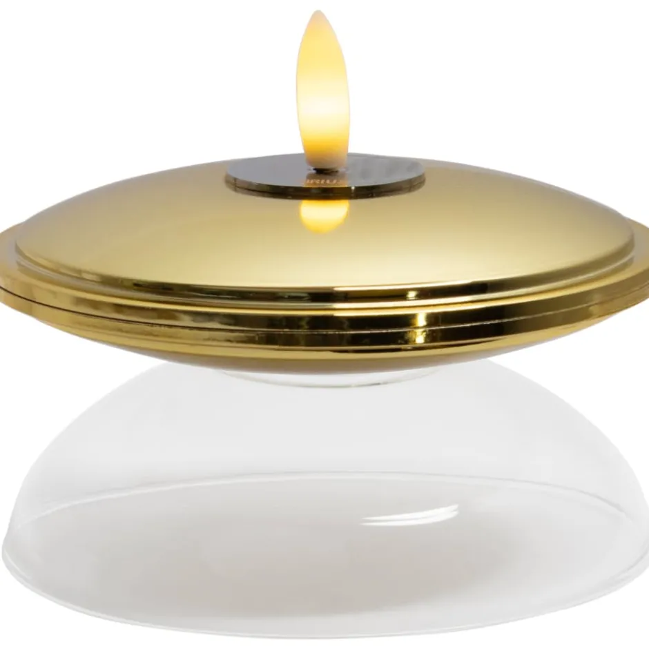 6 stk Sirius Lia genopladelig lys, guld