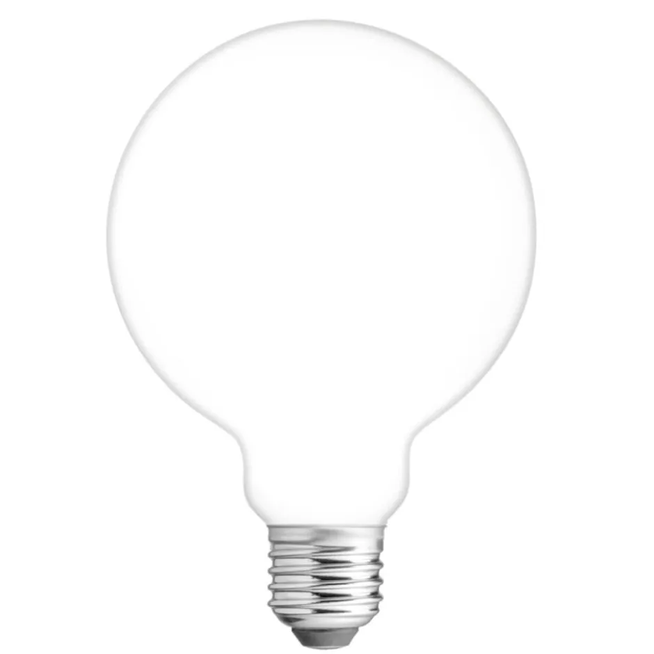 10 stk Unison Satin E27 kronepære, 2700K, 7W, Ø10 cm