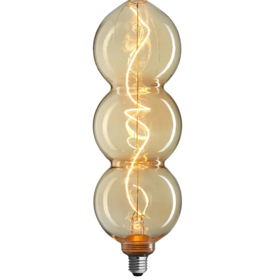 10 stk Unison Triple E27 globepære, 3-trins dæmp, 4W