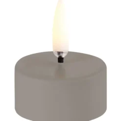 12 stk Uyuni LED fyrfadslys, batteri, beige