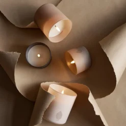 4 stk Uyuni LED stearinlys, beige