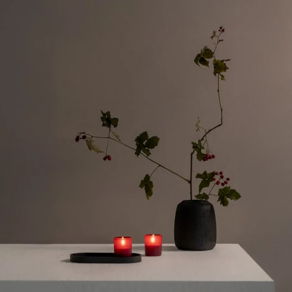 4 stk Uyuni LED stearinlys, rød