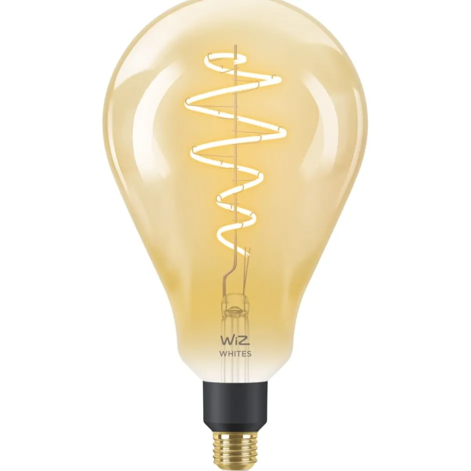 2 stk Wiz E27 globepære, 2000K-5000K, 6W, Ø16 cm