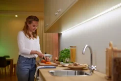 6 stk Wiz LED strip, 1 meter, forlængersæt
