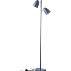 Superliving Dynamo Twin gulvlampe, grå