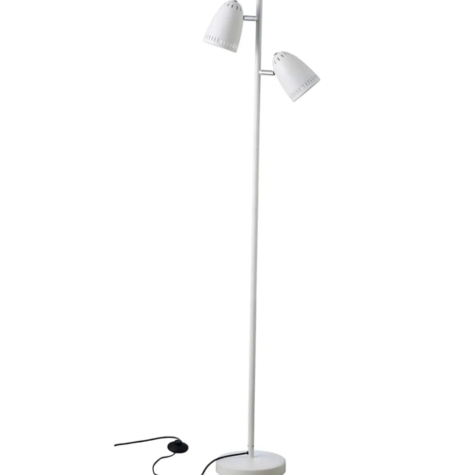 Superliving Dynamo Twin gulvlampe, hvid
