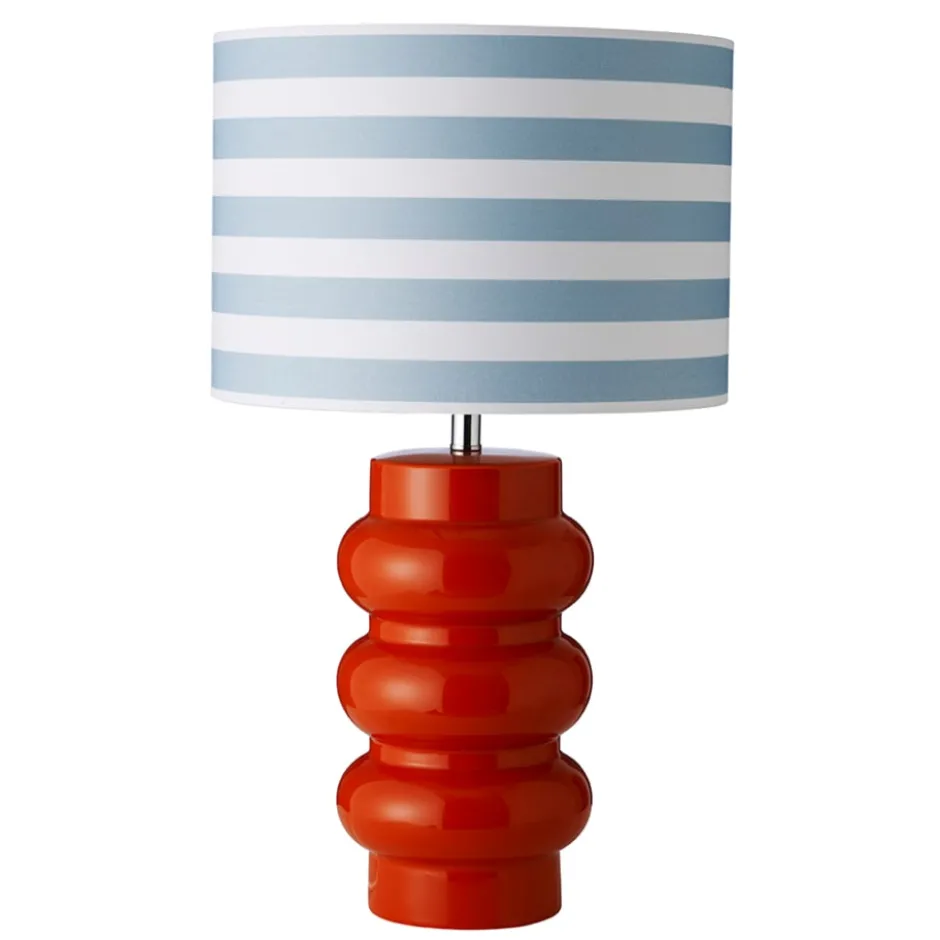 Superliving Lyon bordlampe, orange/blå