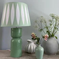 Superliving Paris bordlampe, grøn
