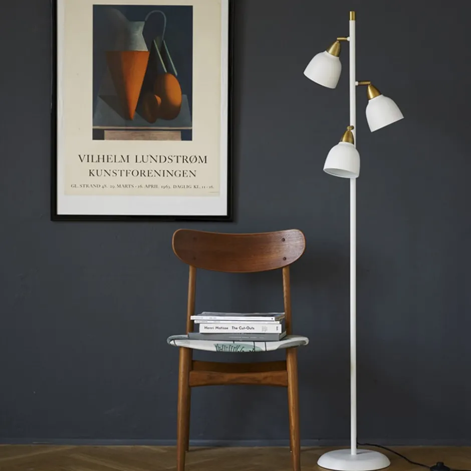 Superliving Urban Triple gulvlampe, hvid