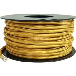 TBI stofledning, 2x0,75 mm², guld, metervare