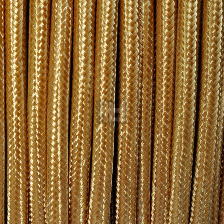 TBI stofledning, 2x0,75 mm², guld, metervare