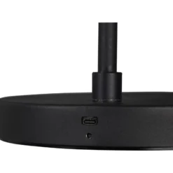 Trio Lighting Blake genopladelig gulvlampe, sort