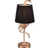 Trio Lighting Lola bordlampe, sort/guld