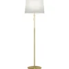 Trio Lighting Lyon gulvlampe, messing