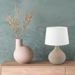 Trio Lighting Martin bordlampe, cappuccino