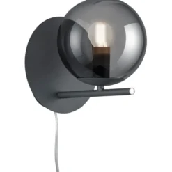 Trio Lighting Pure væglampe, antracit