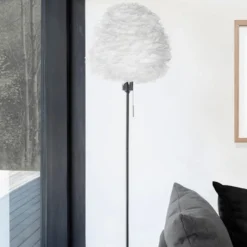 Umage Eos Evia fjerlampeskærm, hvid, Ø40 cm