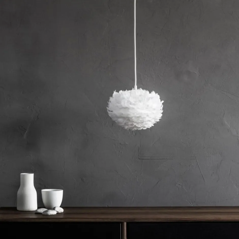 Umage Eos fjerlampeskærm, hvid, Ø22 cm