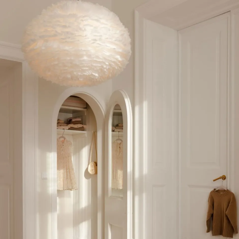 Umage Eos fjerlampeskærm, hvid, Ø65 cm