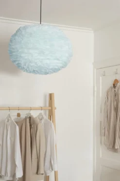 Umage Eos fjerlampeskærm, lyseblå, Ø60 cm