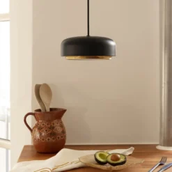 Umage Hazel pendel, sort, Ø22 cm