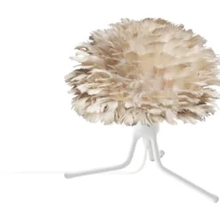 Umage Mini Eos fjer bordlampe, brun