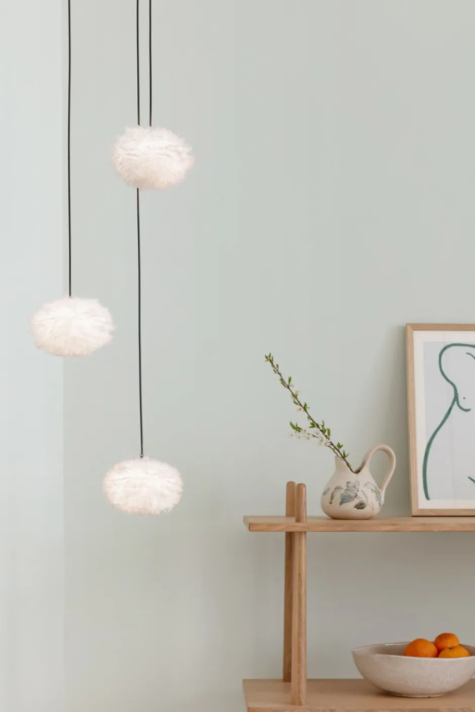 Umage Rosette Mini klyngependel, 3 lamper